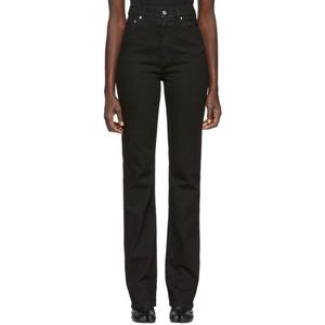 Helmut Lang high rise straight leg jeans
